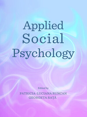 cover image of Applied Social Psychology